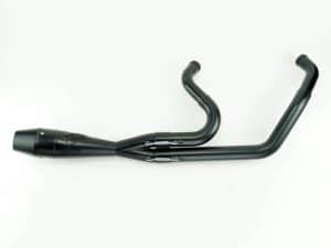 High-performance motorcycle exhaust pipe for Revelry Motorcycles Australia.