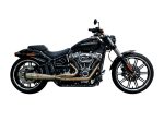 Vladimir Harbour Harley Davidson motorcycle - black with chrome accents, powerful cruiser bike.