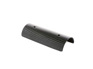 Lightweight carbon fibre motorcycle tank protector.