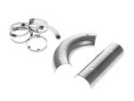Stainless steel motorcycle parts for custom bikes and rebuilds, suitable for Harley and cruiser bikes.