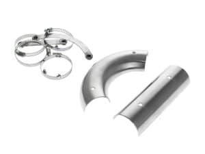 Stainless steel motorcycle parts for custom bikes and rebuilds, suitable for Harley and cruiser bikes.