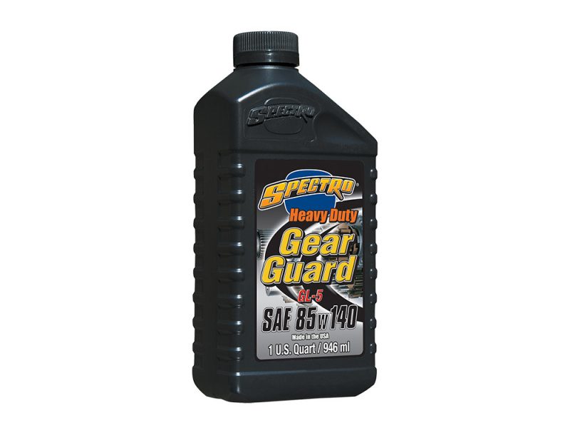 High-performance gear oil for motorcycles, Spectro Heavy Duty Gear Guard SAE 85W140.