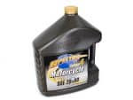 High-quality motorcycle engine oil in a 4L bottle for enhanced engine performance at Revelry Motorcycles.