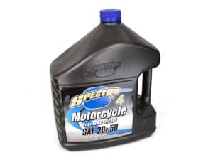 High-quality motorcycle engine oil container for revelry Motorcycles, SAE 20w50, 4L.
