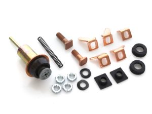 Precision motorcycle starter solenoid replacement parts for Revelry Motorcycles.