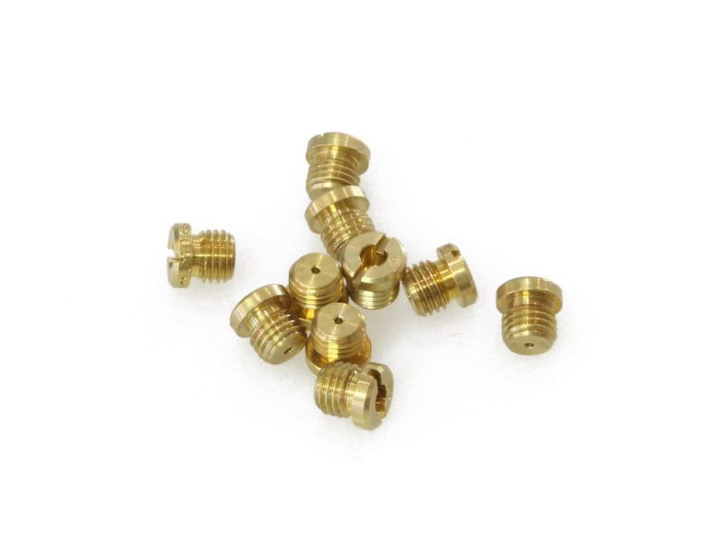 Gold motorcycle brake caliper bolts for Revelry Motorcycles Australia.