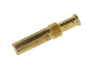 Brass motorcycle engine part for vintage Revelry Motorcycles repairs and restorations.