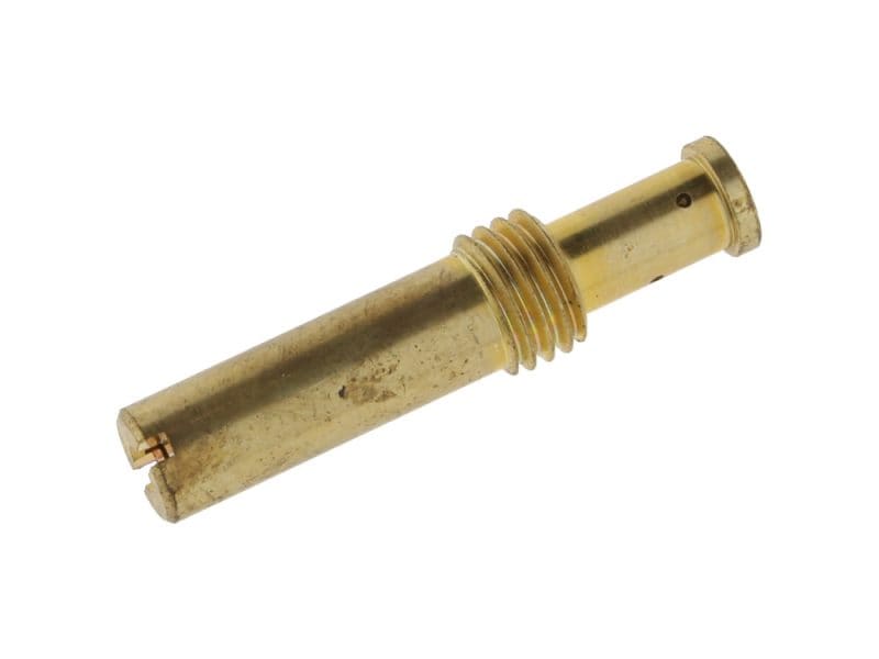 Antique motorcycle engine part, brass component for vintage motorcycle restoration.