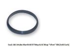 Sealing ring for motorcycle intake manifold, black Viton rubber, compatible with BT'84 and XL'86 models.