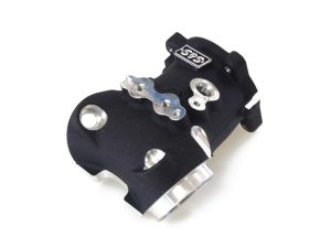 Aluminium motorcycle triple tree clamp for Revelry bikes Australian road bikes.