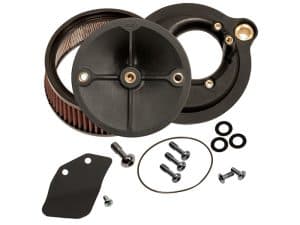 High-performance motorcycle air filter and accessories for Revelry Motorcycles.