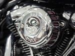 Chrome motorcycle engine part, Revelry Motorcycles, V-twin engine, custom bike engine, Australian motorcycle shop.