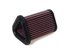 High performance motorcycle air filter for Revelry Motorcycles.