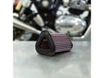High-performance motorcycle air filter for Revelry Motorcycles in Australia.