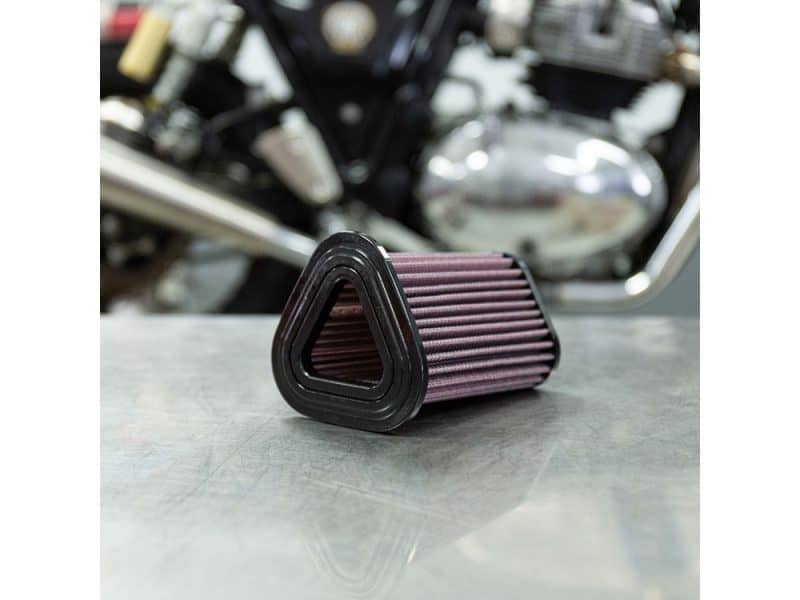 High-performance motorcycle air filter for Revelry Motorcycles in Australia.