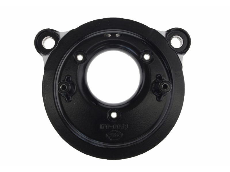 Black Motorcycle Engine Cover for Revelry Motorcycles, durable and high-quality motorcycle parts Australia.