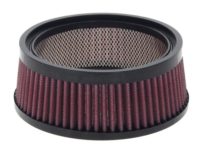 High-performance motorcycle air filter for Revelry Motorcycles engines.