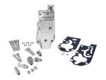Aluminium motorcycle parts kit with screws and gaskets for custom Revelry Motorcycles builds.