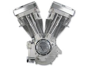 V-twin motorcycle engine for Harley-Davidson customised bikes and choppers.