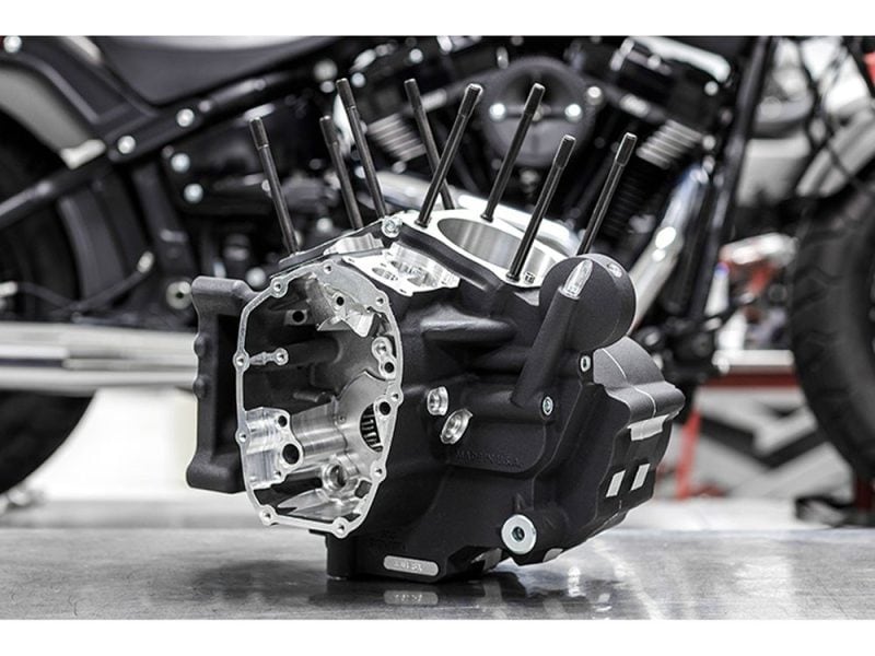 High-performance motorcycle engine part for Revelry Motorcycles, custom engine build and repair expertise.