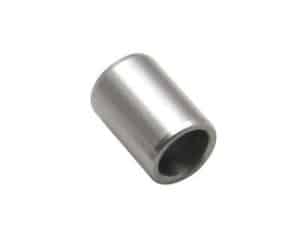 Aluminium motorcycle spacer for custom bike builds and repairs.