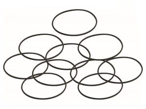 O-ring seals for motorcycle maintenance and repair, high-quality rubber gasket components.