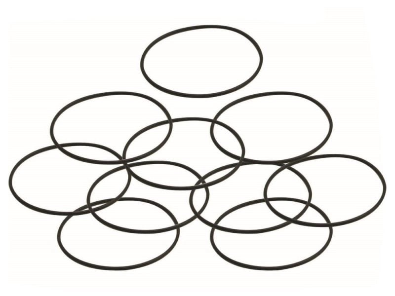 O-ring seals for motorcycle maintenance and repair, high-quality rubber gasket components.