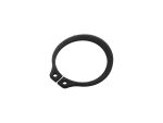 Lightweight black motorcycle lock ring for Revelry Motorcycles parts and accessories.