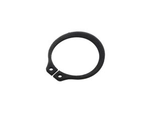 Lightweight black motorcycle lock ring for Revelry Motorcycles parts and accessories.