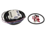 High-performance motorcycle ECU tuning kit with wiring harness and accessories for Revelry Motorcycles.