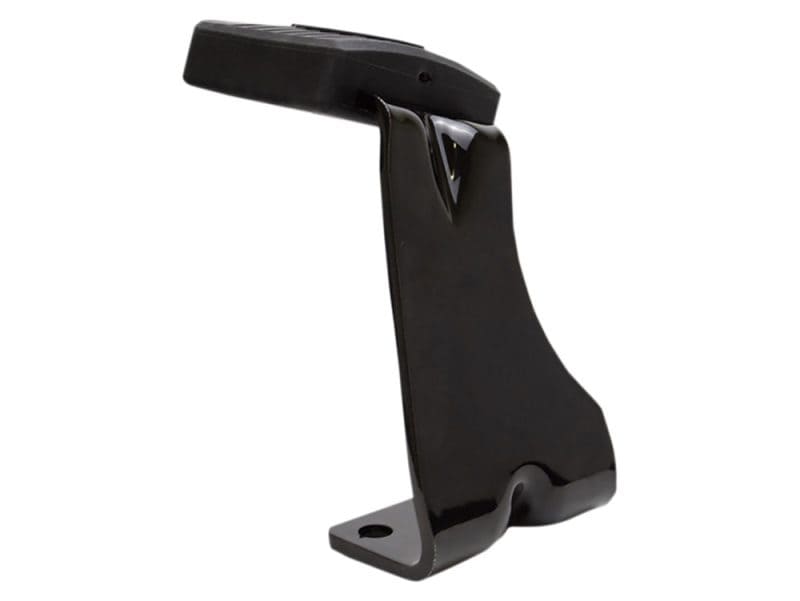 Black motorcycle phone mount for Revelry Motorcycles accessories in Australia.