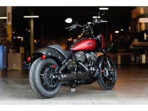 Qualifier 2-into-1 Exhaust - Black. Fits Indian Cruiser 2022up
