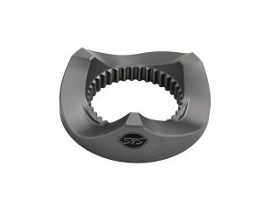 Precision motorcycle sprocket hub for Revelry Motorcycles.