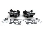 High-performance motorcycle cylinder heads with gaskets and hardware for Revelry Motorcycles, Melbourne.