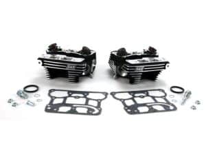 High-performance motorcycle cylinder heads with gaskets and hardware for Revelry Motorcycles, Melbourne.