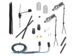 Multiple motorcycle electrical components and wiring kit for Revelry Motorcycles.