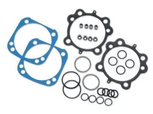 Top End Gasket Kit. Fits Big Twin 1999up with OEM Crankcases & S&S 124in.,  4-1/8in. Bore Hot Set Up Kit.