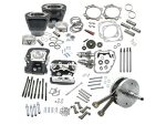 124ci Hot Set Up Kit with 91cc S&S Cylinder Heads - Black. Fits Twin Cam 88B Softail 2000-2006.