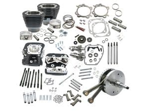 124ci Hot Set Up Kit with 91cc S&S Cylinder Heads - Black. Fits Twin Cam 88B Softail 2000-2006.