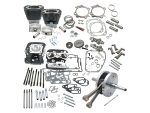 124ci Hot Set Up Kit with 91cc S&S Cylinder Heads - Black. Fits Dyna 2006-2017 & Touring Models 2008-2016.