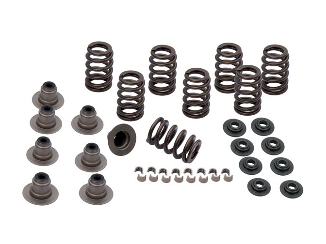 0.605in. Valve Spring Kit. Fits Milwaukee-Eight 2017up. Valve spring kit for motorcycle engines, essential for optimal performance.