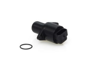 Black motorcycle engine sensor with O-ring for Revelry Motorcycles, Australian style.