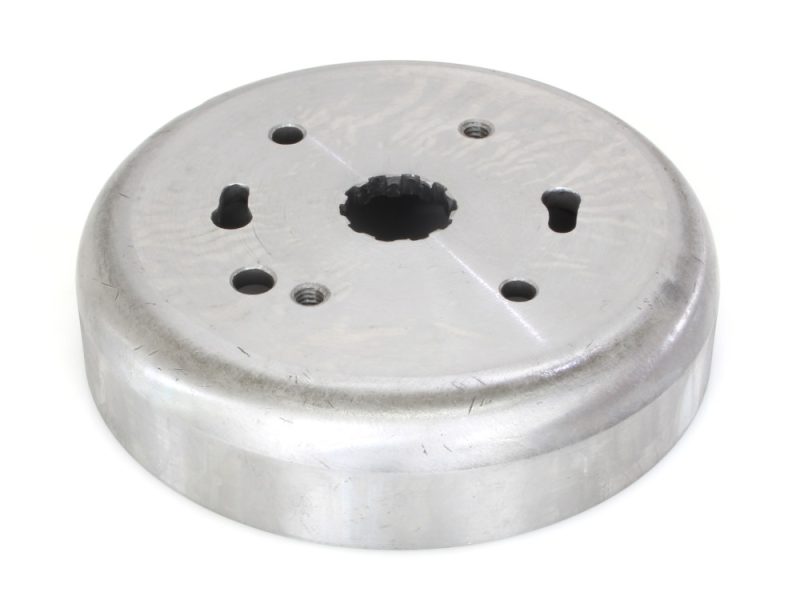 Aluminium motorcycle sprocket hub for Revelry Motorcycles.