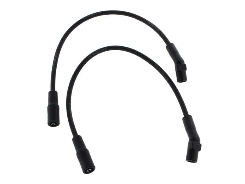 High-performance motorcycle spark plug wires for Revelry Motorcycles.