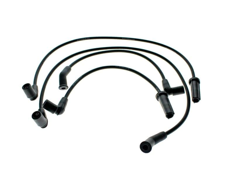 Spark Plug Wire Set - Black. Fits Touring 2017up. Silicone spark plug lead wires for motorcycle engine replacement.