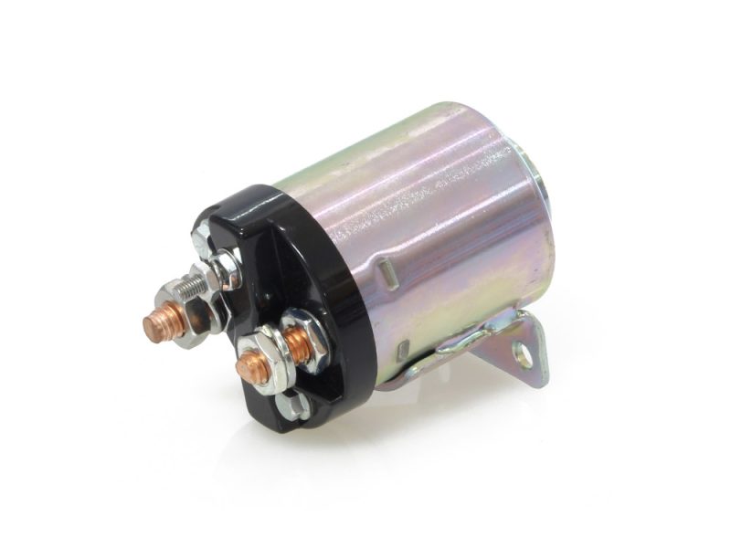 Start Solenoid - Plain. Fits 4Spd Big Twin 1965-1986 High-performance motorcycle starter motor for vintage and custom bikes.
