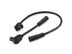 Spark plug wire for motorcycle ignition system.
