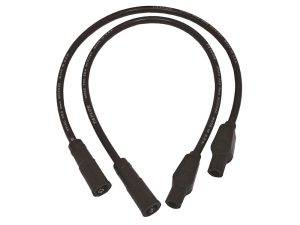 High-performance spark plug wires for motorcycles, durable silicone insulation, and reliable ignition connection.
