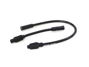 High-performance motorcycle race spark plug wire set for Revelry Motorcycles.