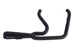 Comp-S 2-into-1 Exhaust - Black with Carbon Fiber End Cap. Fits Dyna 1991-2005.